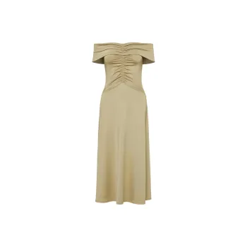 ARITZIA Ten Musette Dress Short-Sleeved Dresses Women's Wicker Tan