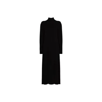 JIL SANDER Long-Sleeved Dresses Women's Black