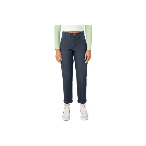 Dickies Skinny Fit Cuffed Cargo Pants Cargo Pants Women's Marine Blue