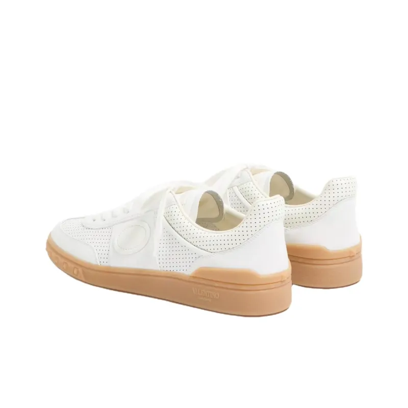 Valentino Upvillage Low Top Skateboard Shoes Men's White-3