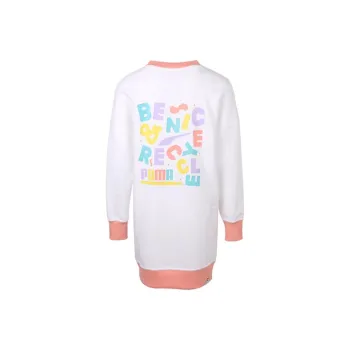 PUMA Long Sleeved Dresses Women's White