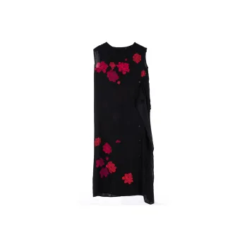 Yohji Yamamoto Sleeveless Dresses Women's Black