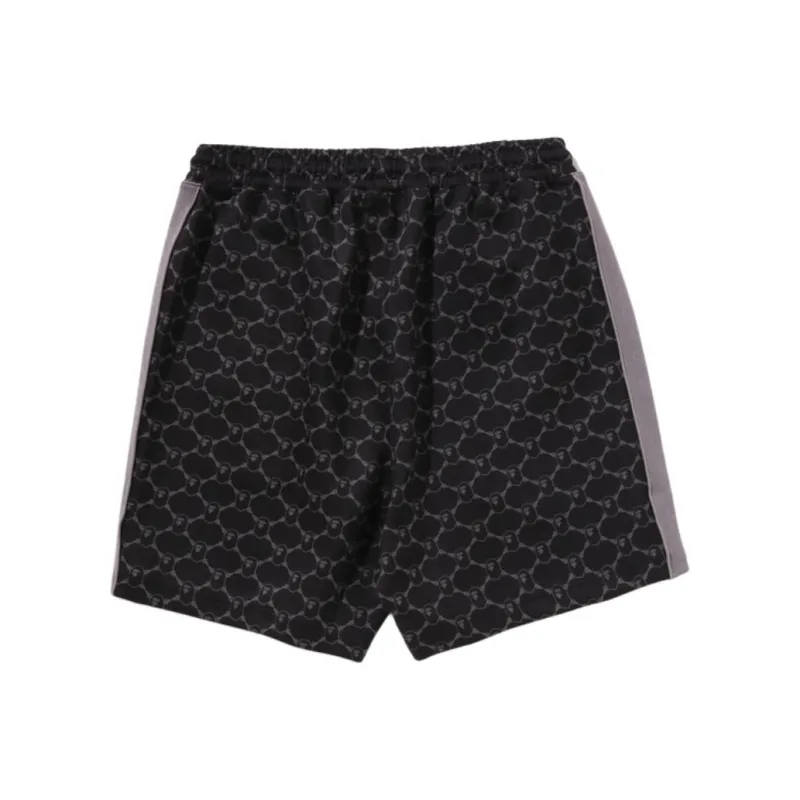 Bape College Monogram Relaxed Fit Sweat Shorts-4