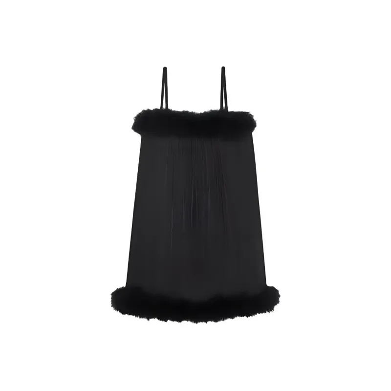 SAINT LAURENT SS21 Sleeveless Dress Women's Black-0