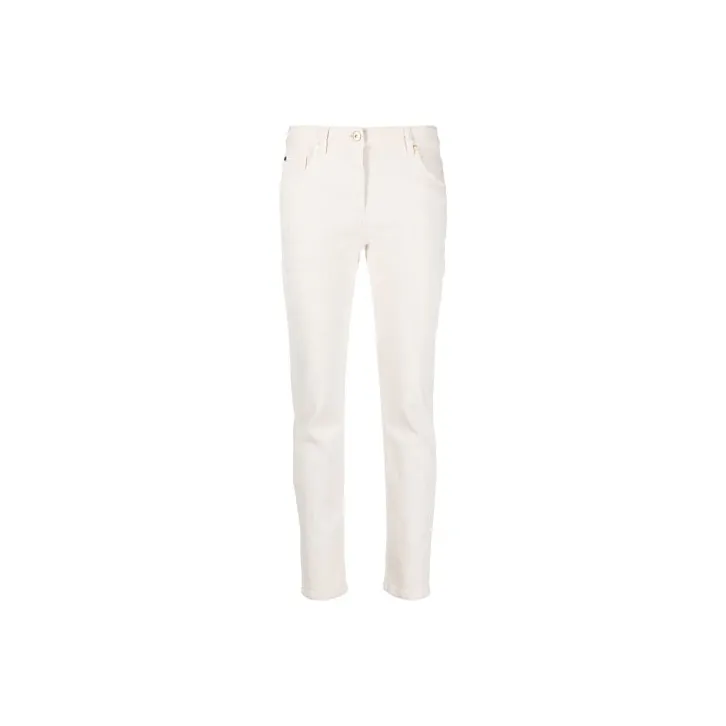Brunello Cucinelli Mid Rise Stretched Jeans-0
