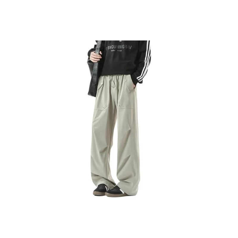 Warrior Huichao Riding The Wind Collection Casual Pants Unisex Black-12