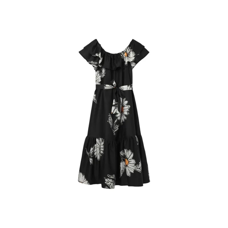 Desigual Short Sleeved Dress Women's Black-0