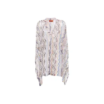 MISSONI V-neck Chevron-intarsia Kaftan