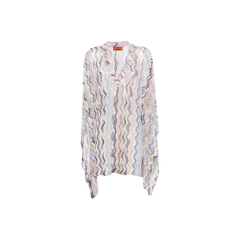 MISSONI V-neck Chevron-intarsia Kaftan-0