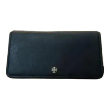 TORY BURCH Emerson Leather Shoulder Bag Medium Size Women's Black