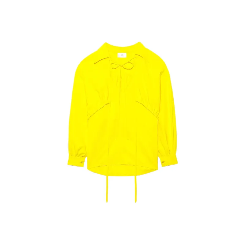 AMIPARIS Long Sleeved Dresses Women's Yellow-0