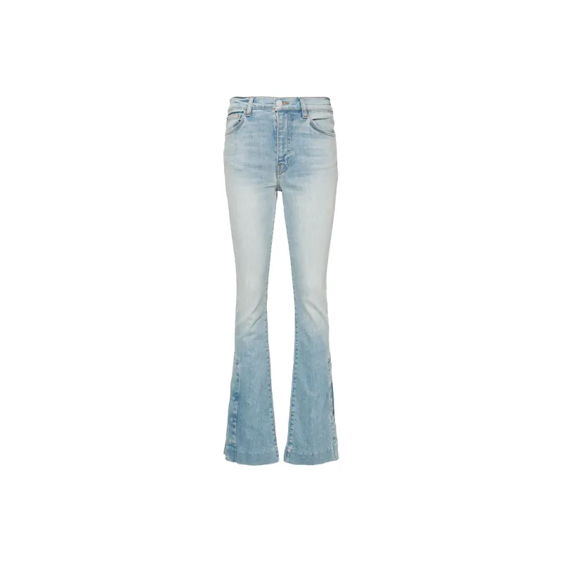AMIRI Logo Patch Flared Jeans-0