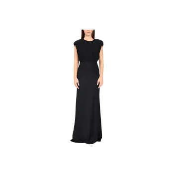 MaxMara Randers Pleated Maxi Dress