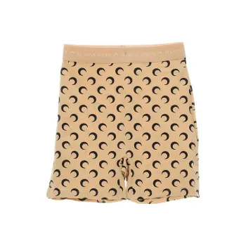 Marine Serre Casual Shorts Women's Yellow