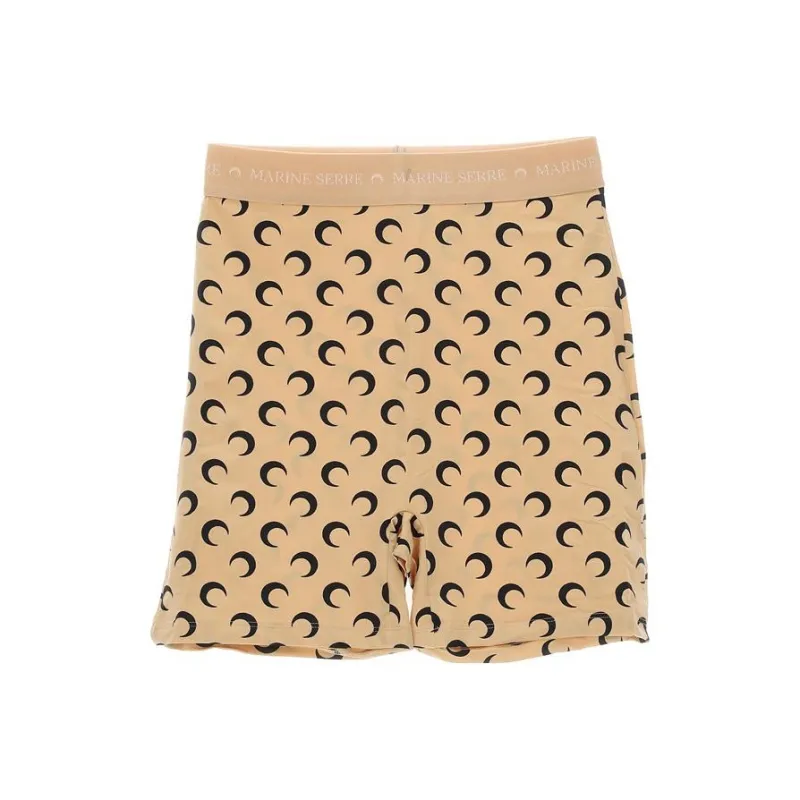 Marine Serre Casual Shorts Women's Yellow-0