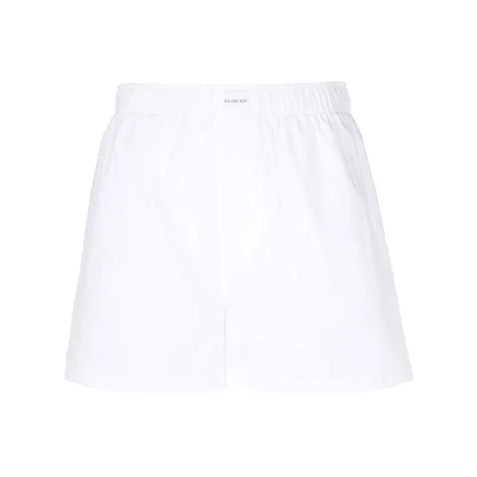 Balenciaga Casual Shorts Regular Fit Women's White-0