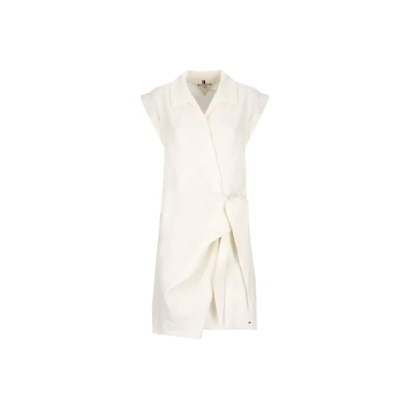 Tommy Hilfiger Sleeveless Dresses Women's White-0
