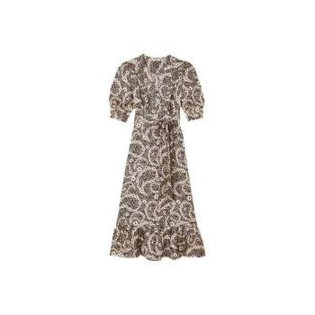 Sandro Short Sleeved Dresses Women's Multicolor