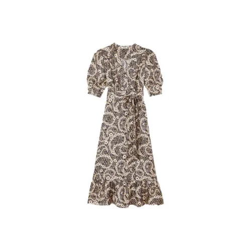Sandro Short Sleeved Dresses Women's Multicolor