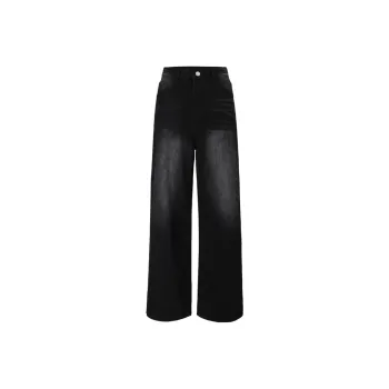 Wen Shan Jeans Women's Black Gray Color