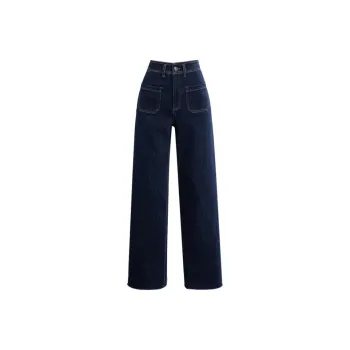 You Cow Me Pants Jeans Women's Dark Blue
