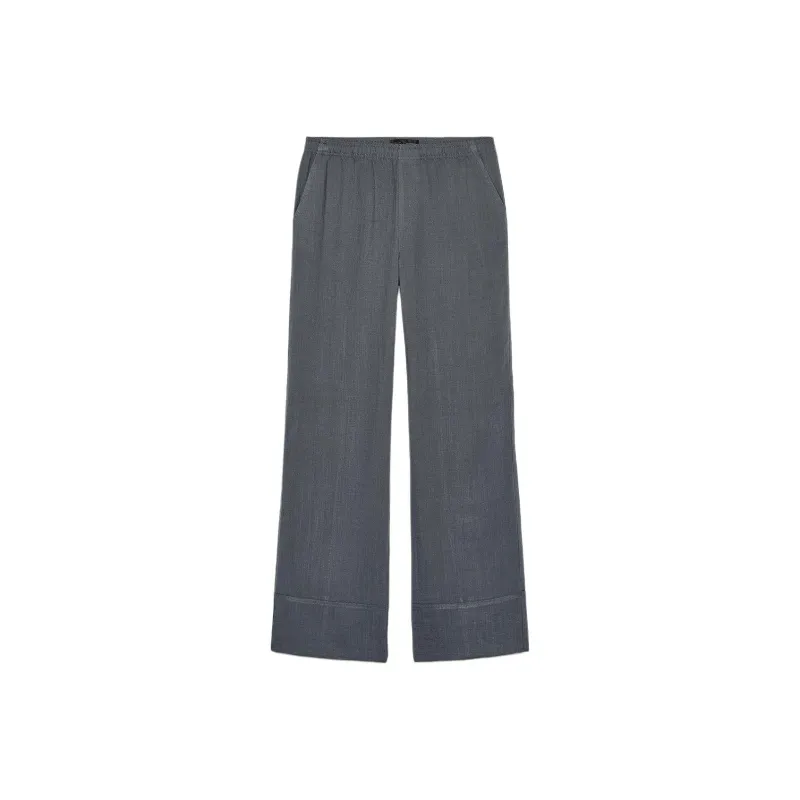 ZARA Casual Pants Women's Washed Brown Black-0