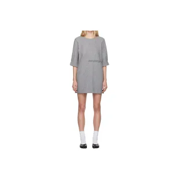 MM6 Maison Margiela Slogan Printed T-Shirt Dress