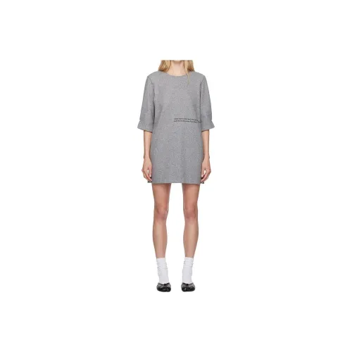 MM6 Maison Margiela Slogan Printed T-Shirt Dress
