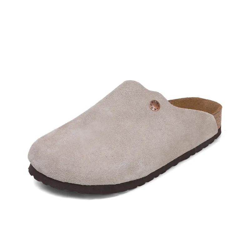 Khadgar EVA Cork Sole Quiet Abrasion Resistant Slip Resistant Closed Toe Slippers Unisex-1