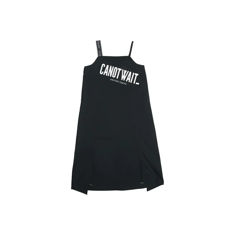 Canotwait_ X UNITED TOKYO Sleeveless Dresses Women's Black-0