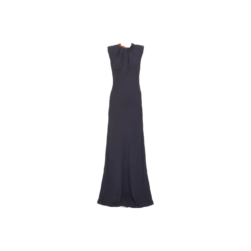 Stella McCartney Falabella Chain Embellished Sleeveless Gown-0