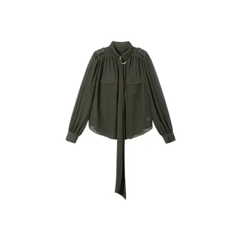 Ouyang Shirt Women's Olive Green