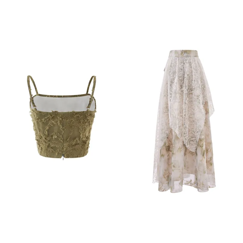 XIAOJUCHUANLI Skirt Set Women's-1