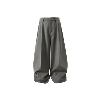 REMODUTION Casual Pants Unisex Gray