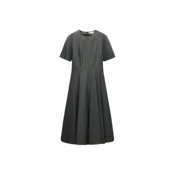 ZARA ZW Series Short Sleeved Dress Women's Coal Gray