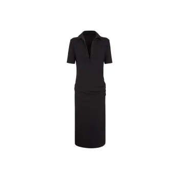 FENDI FW24 Short Sleeved Dresses Women's Black