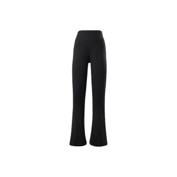 Reebok Yoga Cotton Rib Pants Casual Pants Women's Black
