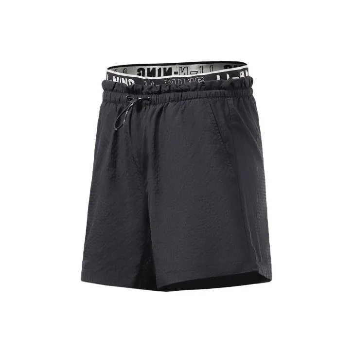 LiNing Casual Shorts Women's Black-0