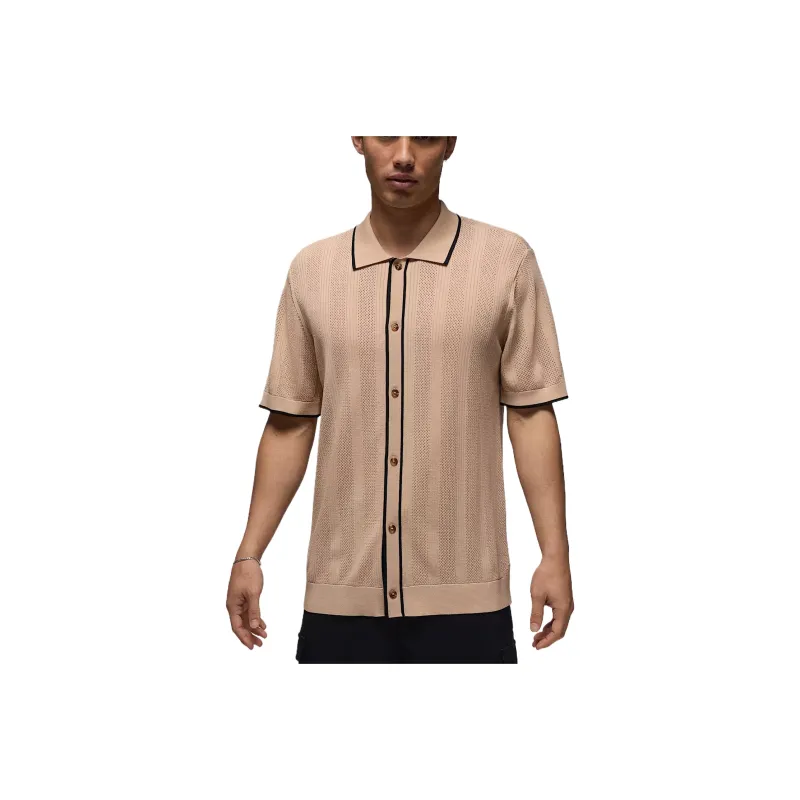 Jordan Sport ​Men's Knit Button Down Golf Top-0