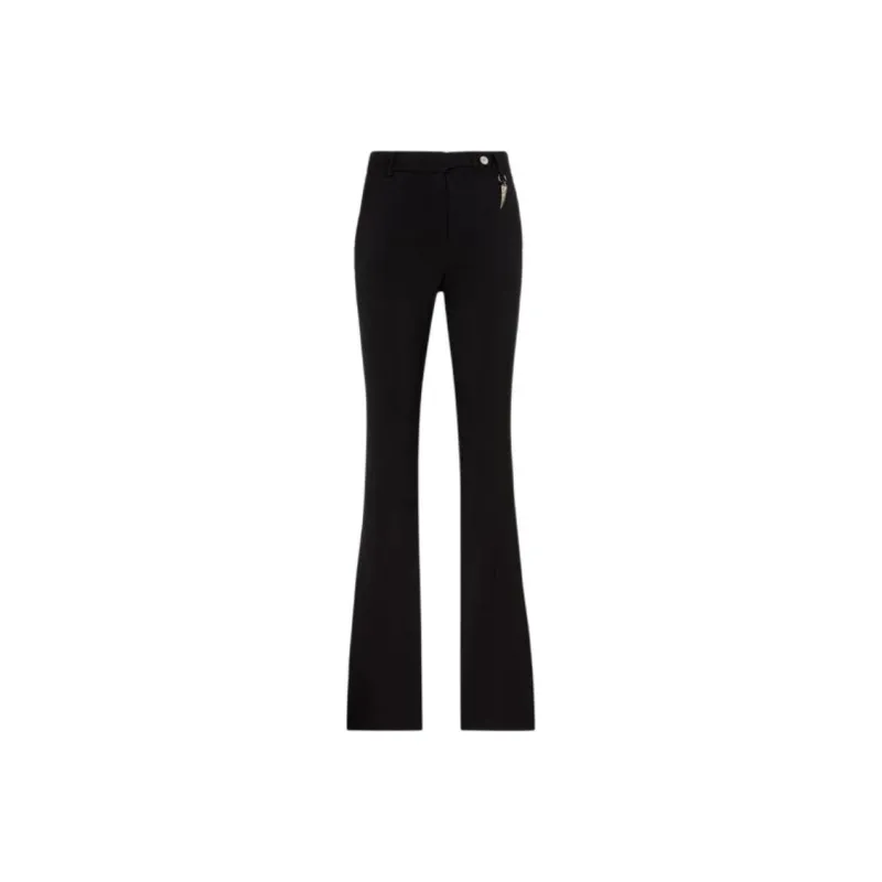 Roberto Cavalli High waist Flared Wool Trousers-0