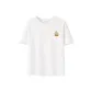 White (T Cotton Puppy Chest Logo)