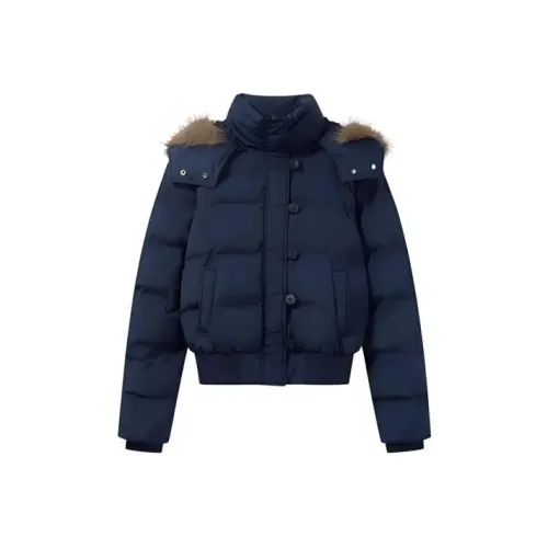 DOKZB Puffer Jacket Women's Navy Blue
