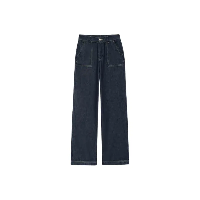 Orange Desire Jeans Women's Vintage Blue-0