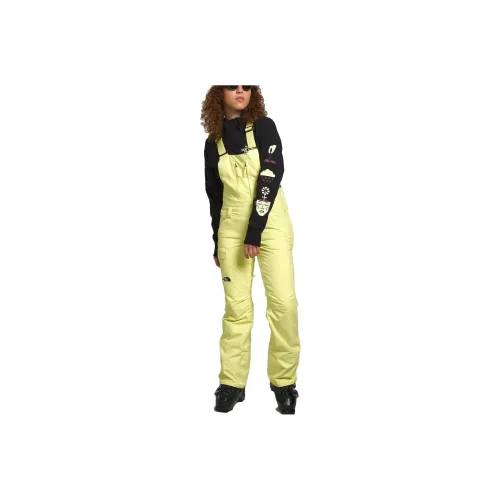 THE NORTH FACE Freedom Insulated Bibs Overalls Women's Yellow
