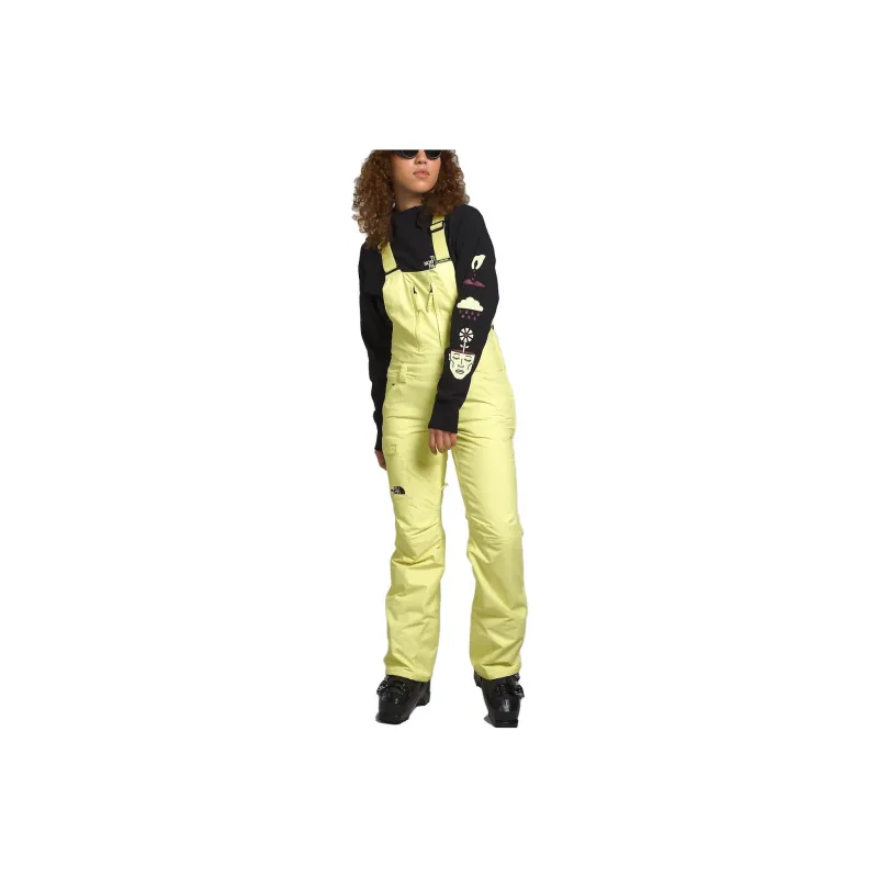 THE NORTH FACE Freedom Insulated Bibs Overalls Women's Yellow-0