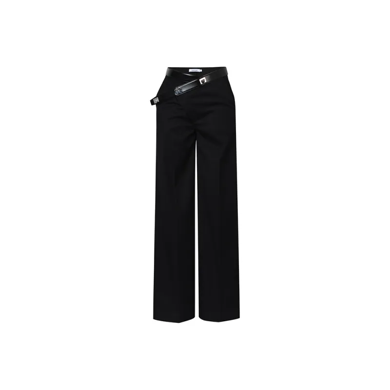 CALVIN LUO Spring And Summer Collection Suit Trousers Women's Black-0
