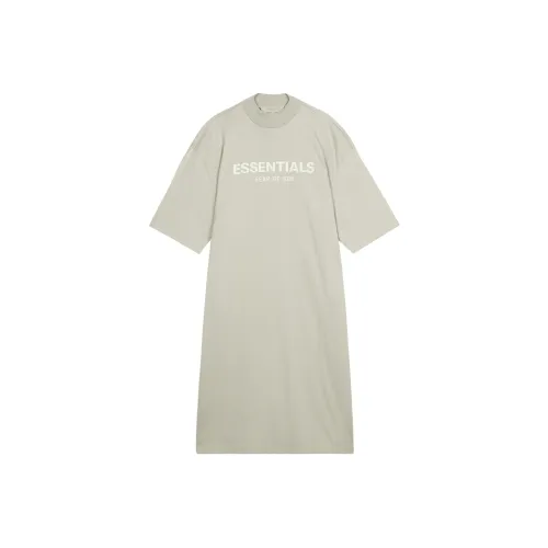 Fear Of God Essentials Short Sleeved Dress Women's Smoke Gray