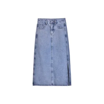 MITUAN Denim Long Skirts Women's