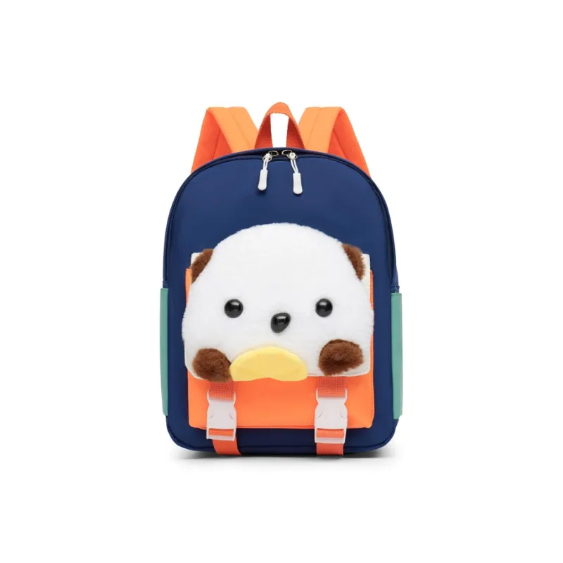 Yalu Nylon Backpack Regular Unisex White/Violet/Blue/Dark Blue/Pink-9