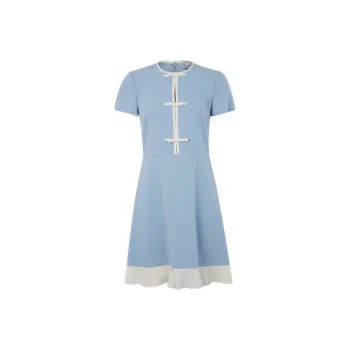 RED VALENTINO Short Sleeved Dresses Women's Blue